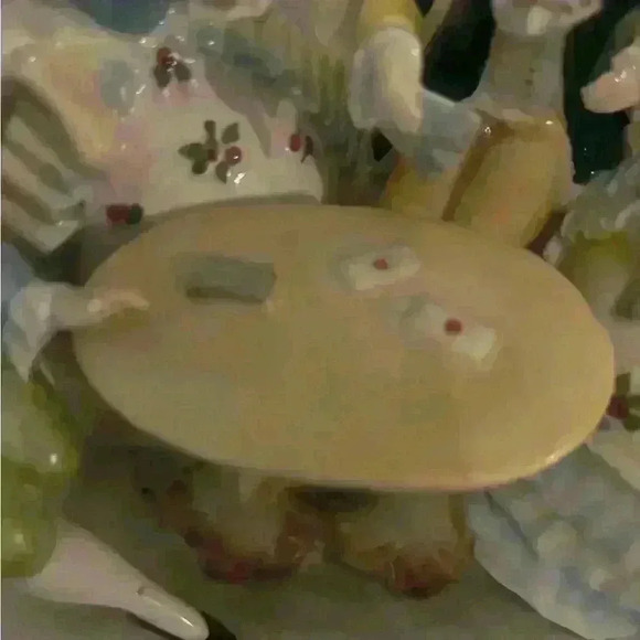 Vintage Grafenthal Victorian card players porcelain Stamped 1859 - Picture 9 of 10